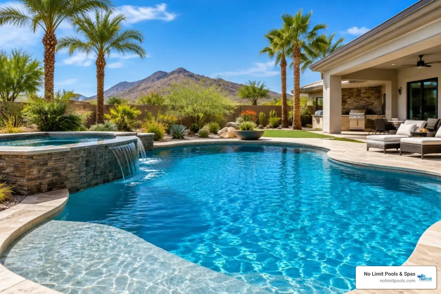 Scottsdale custom swimming pool