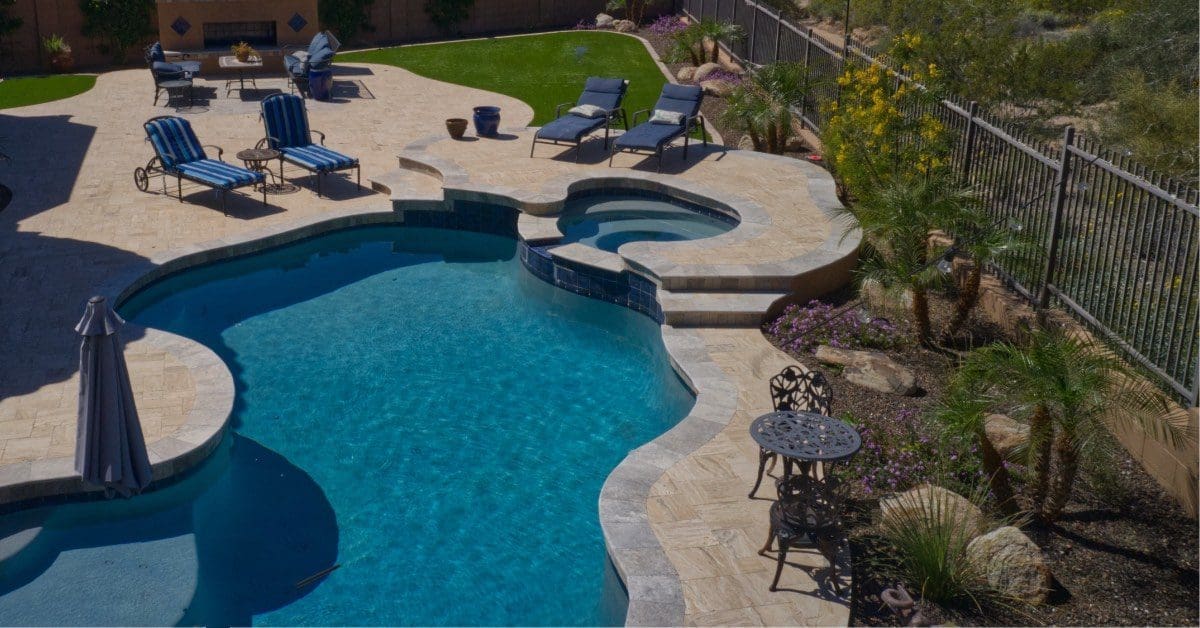 Scottsdale AZ Small Backyard Pool Landscaping Ideas