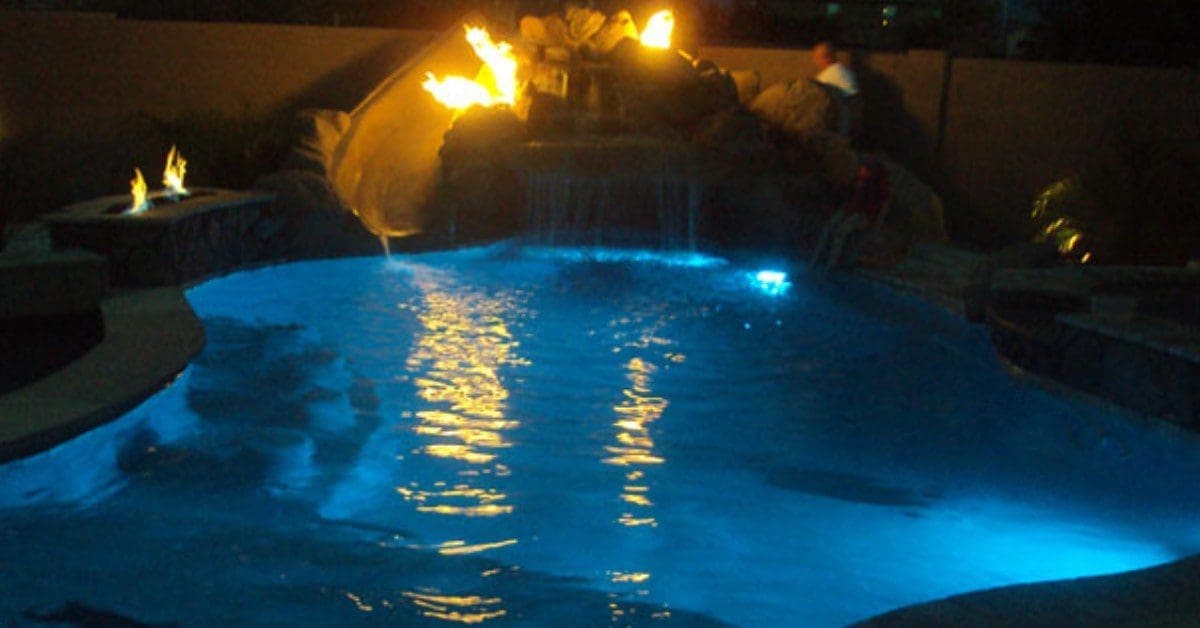 10 Super Innovative Swim Up Pool Bar Ideas, with lighting