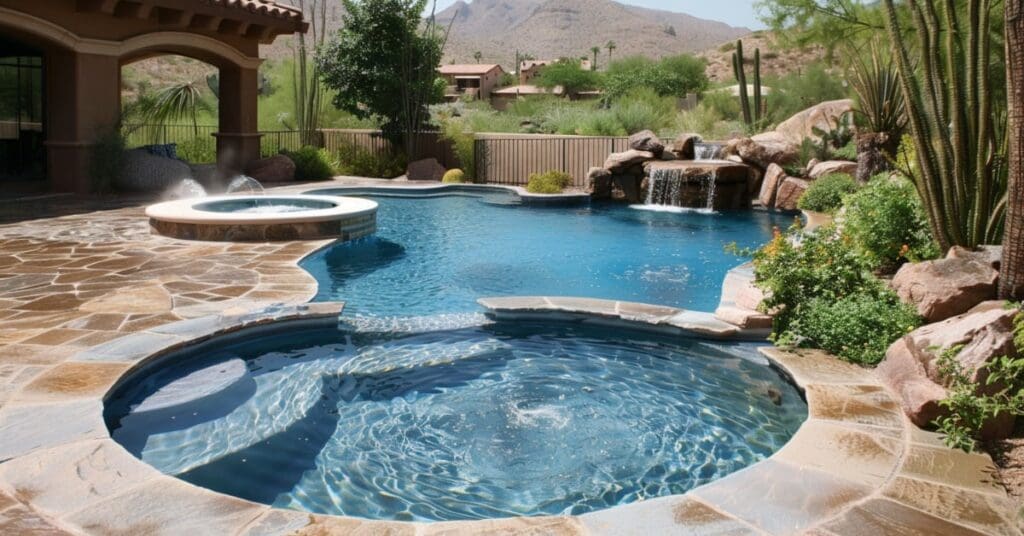 How to Elevate Pool Area With Custom Features