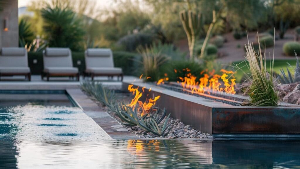 Custom Swimming Pools with Stunning Water & Night Effects